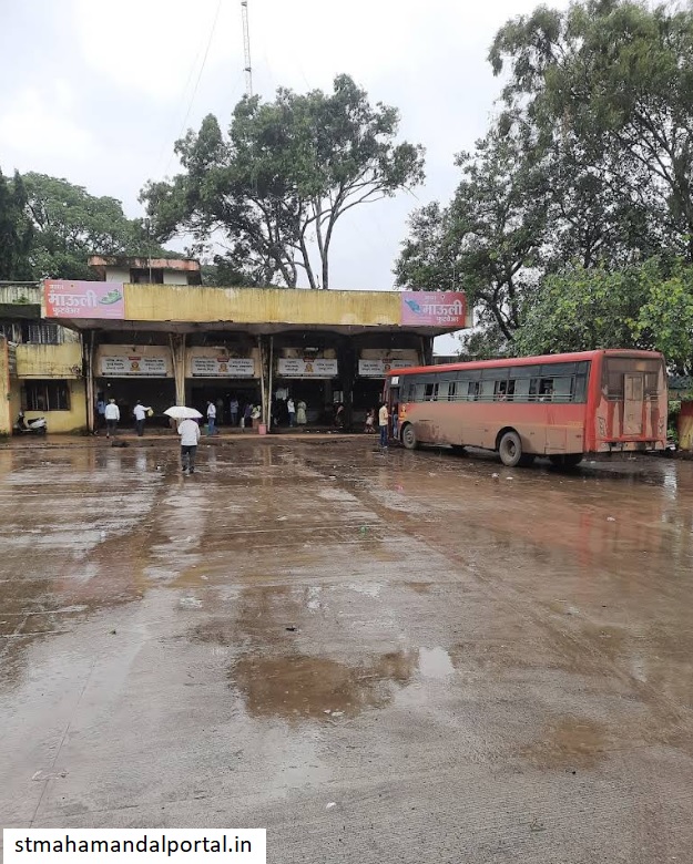 msrtc malkapur yelane bus stand